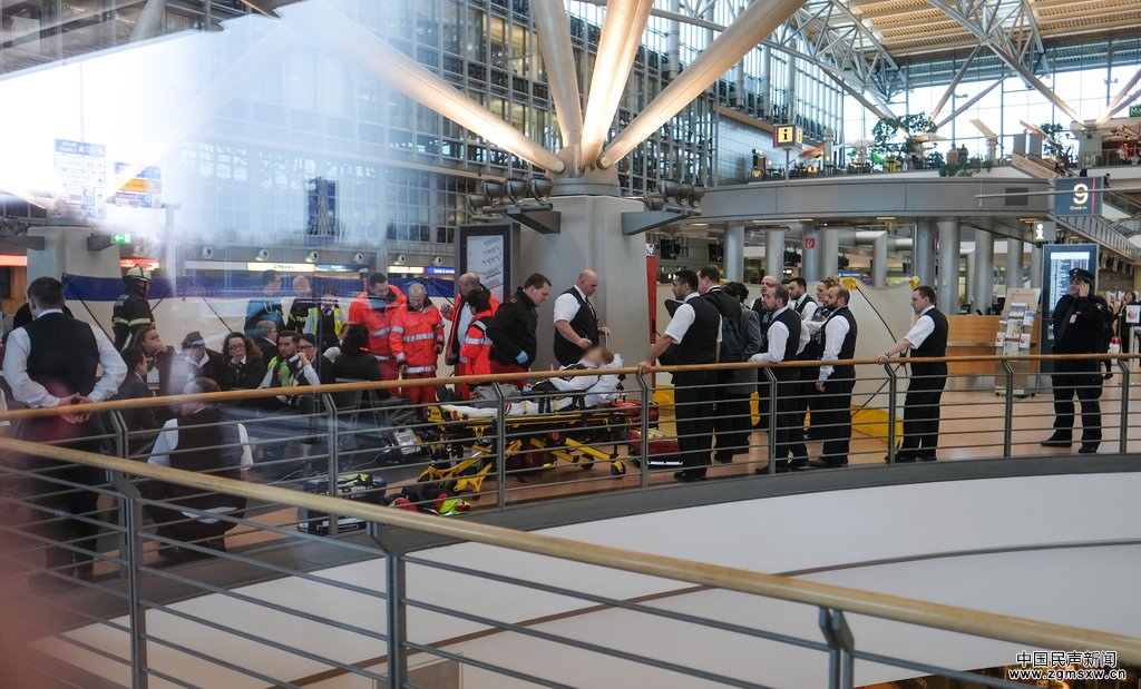 德国汉堡机场68人吸入不明气体受伤 已排除恐袭
